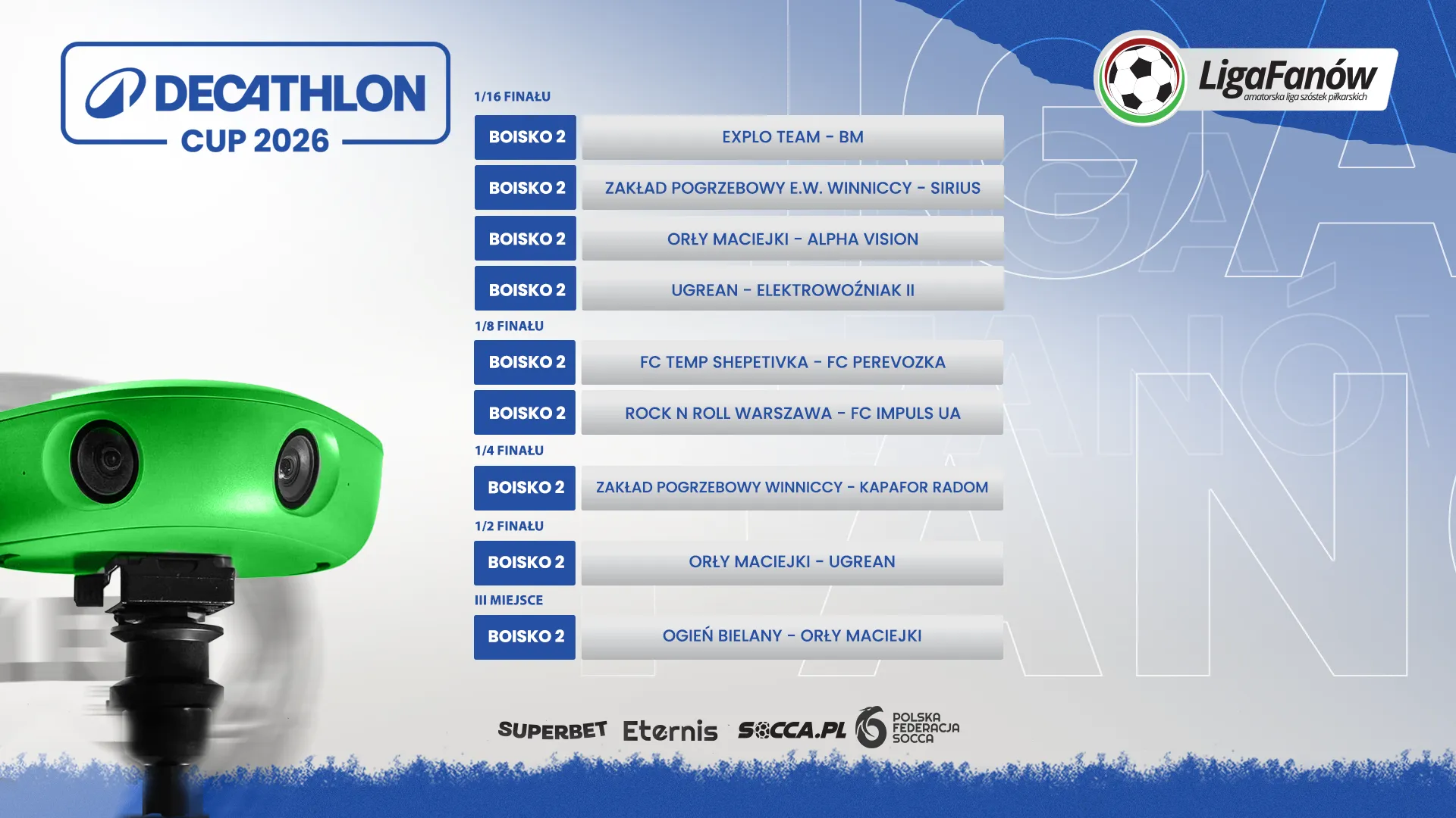 Decathlon CUP 2026 - Faza Pucharowa - Boisko "B" 
