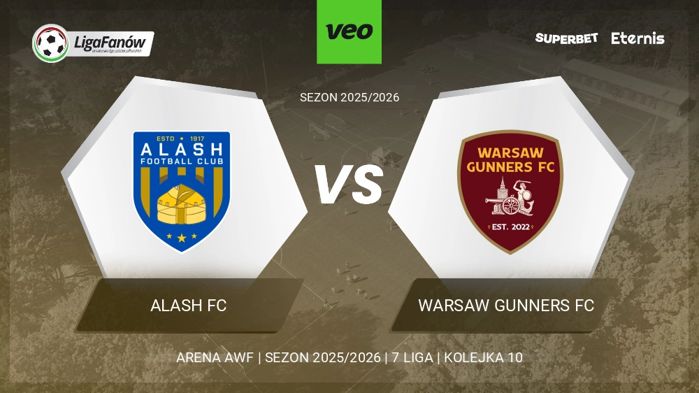 Alash FC - Warsaw Gunners FC (Wiosna 2026) 