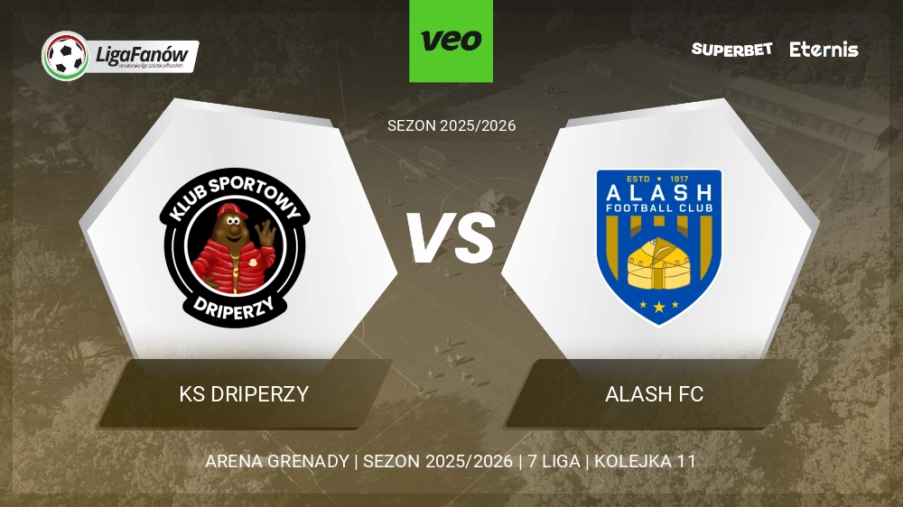 KS Driperzy - Alash FC (Wiosna 2026) 