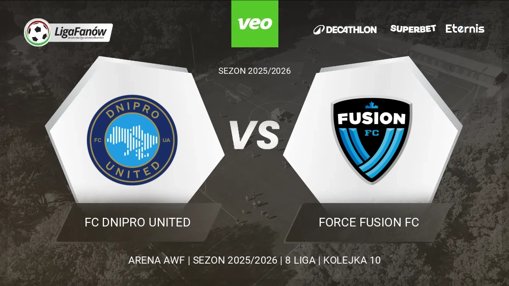 FC Dnipro United - Force Fusion FC (Wiosna 2026) 