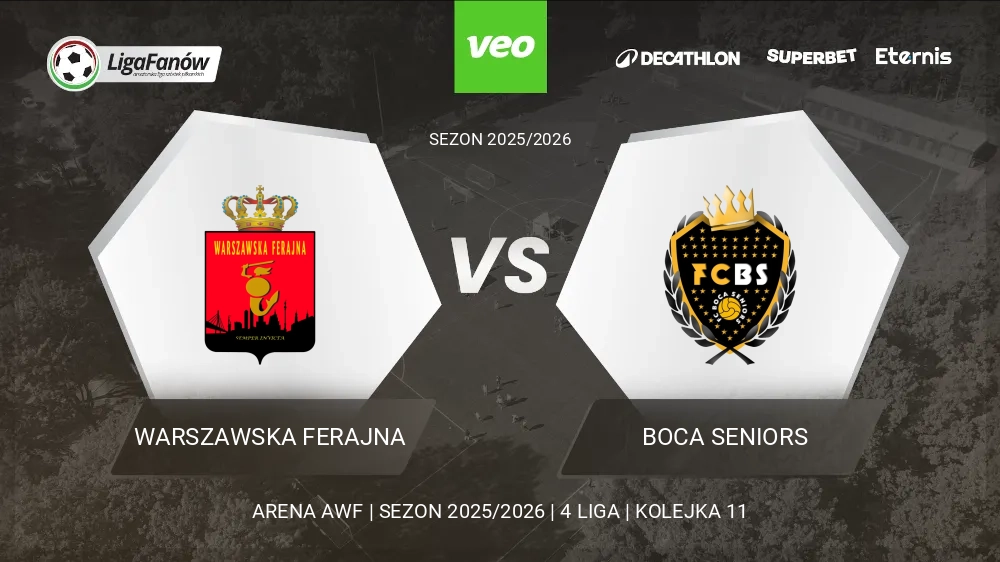 Warszawska Ferajna - Boca Seniors (Wiosna 2026) 
