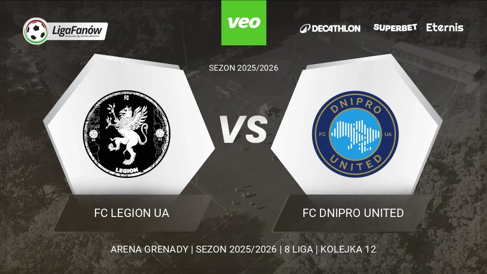 FC Legion UA - FC Dnipro United (Wiosna 2026) 