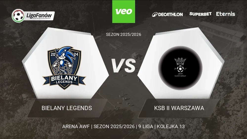 Bielany Legends - KSB II Warszawa (Wiosna 2026) 