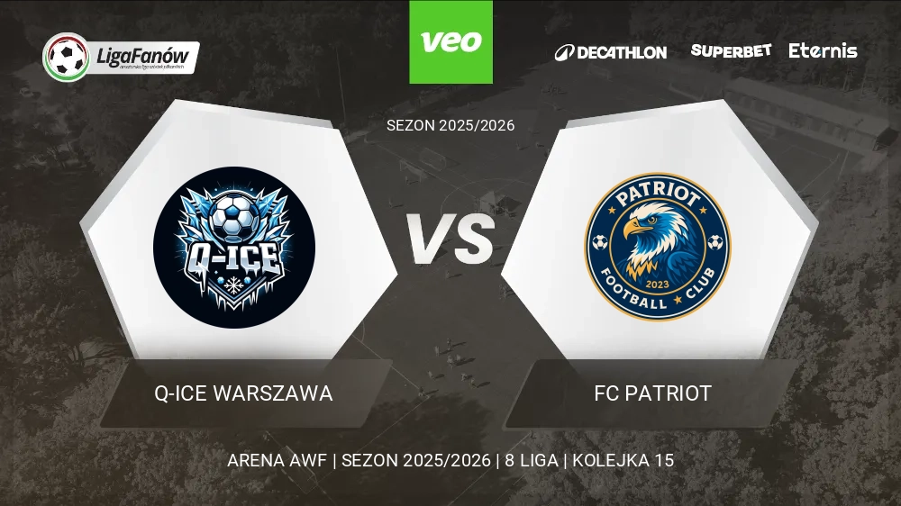 Q-Ice Warszawa - FC Patriot (Wiosna 2026) 
