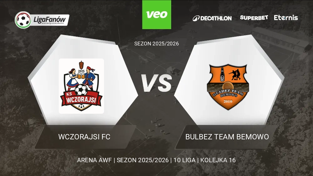 Wczorajsi FC - Bulbez Team Bemowo (Wiosna 2026) 