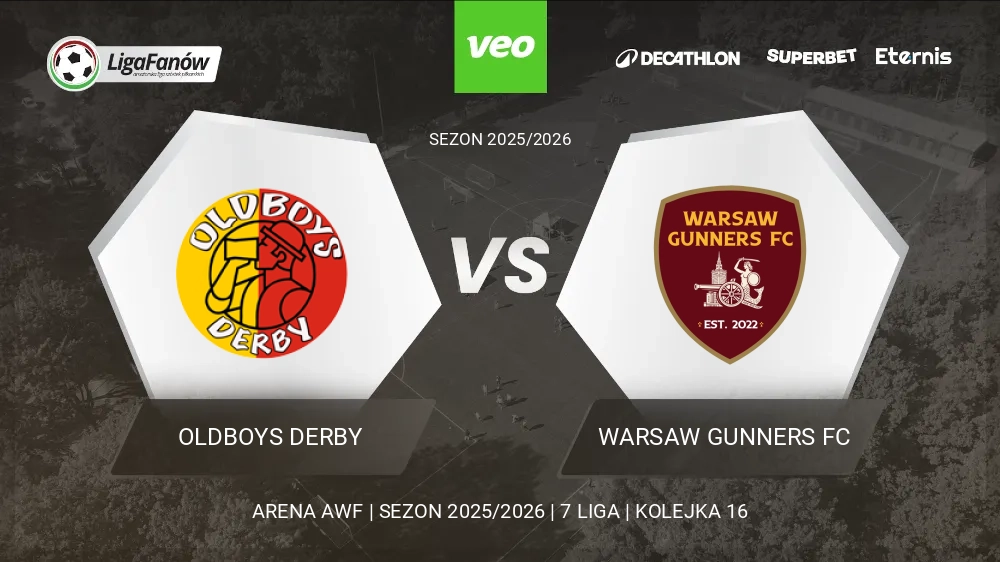 Oldboys Derby - Warsaw Gunners FC (Wiosna 2026) 