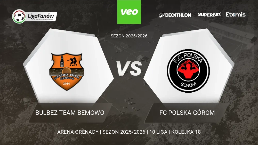 Bulbez Team Bemowo - FC Polska Górom (Wiosna 2026) 