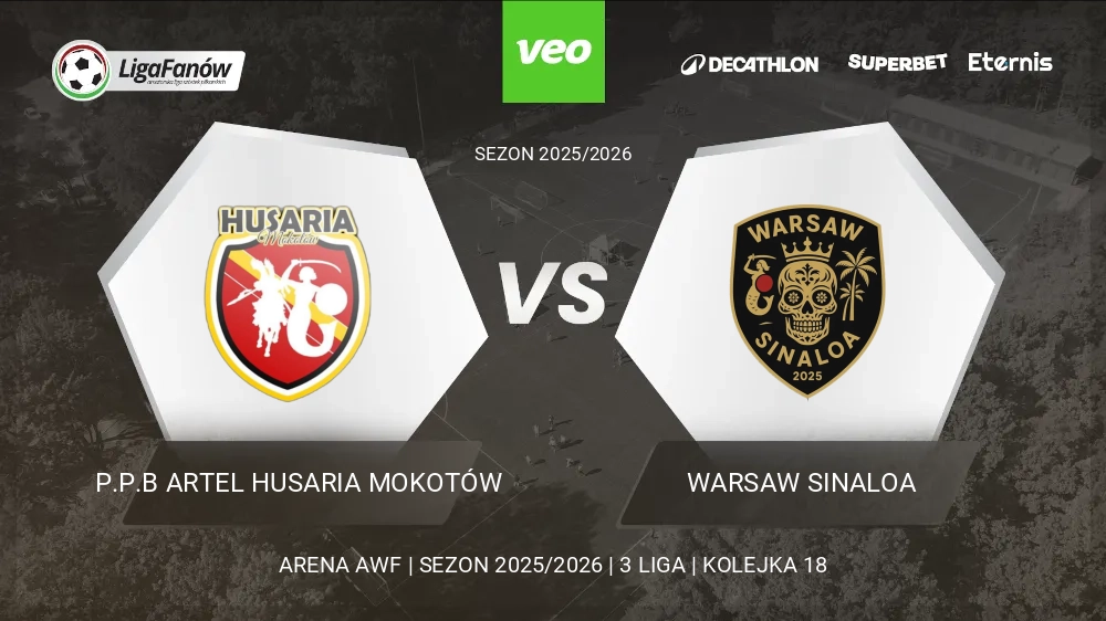 P.P.B Artel Husaria Mokotów - Warsaw Sinaloa (Wiosna 2026) 