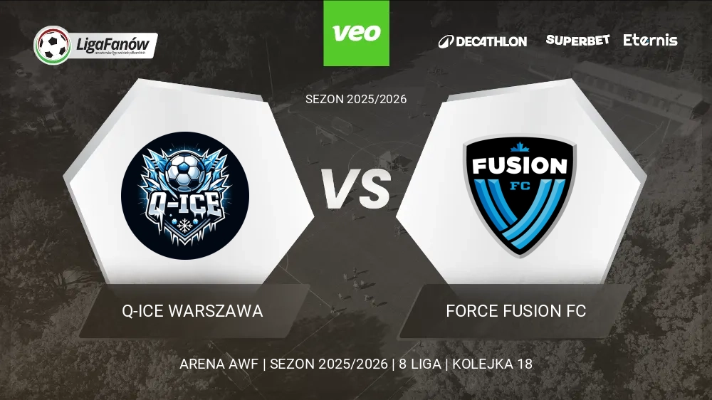 Q-Ice Warszawa - Force Fusion FC (Wiosna 2026) 