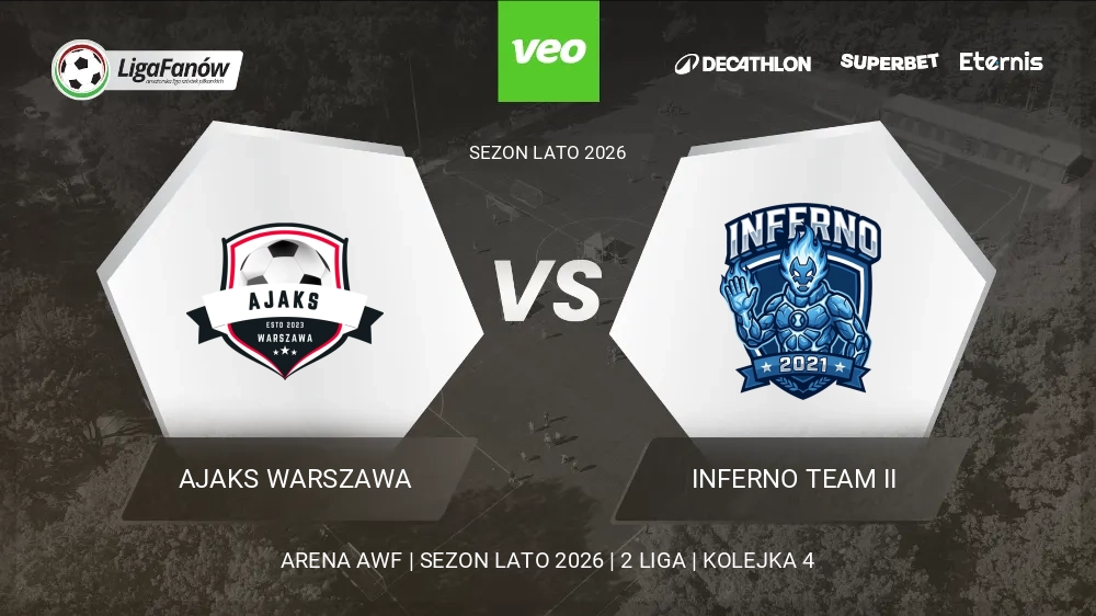 Ajaks Warszawa - Inferno Team II (Lato 2026) 