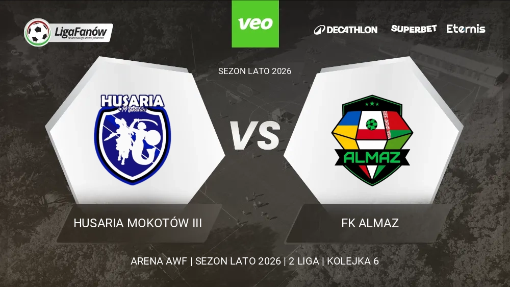 Husaria Mokotów III - FK Almaz (Lato 2026) 