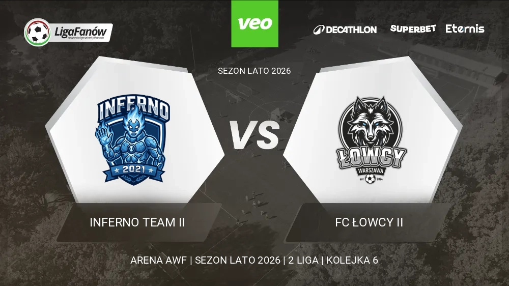 Inferno Team II - FC Łowcy II (Lato 2026) 