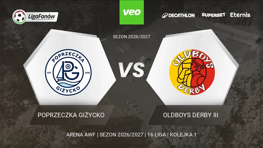 Poprzeczka Giżycko - Oldboys Derby III (Jesień 2026) 