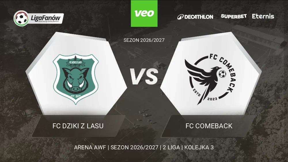 FC Dziki z Lasu - FC COMEBACK (Jesień 2026) 