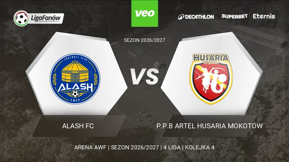 Alash FC - P.P.B Artel Husaria Mokotów (Jesień 2026) 
