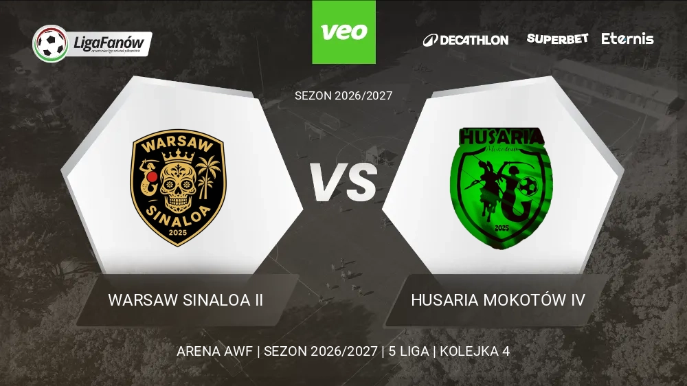 Warsaw Sinaloa II - Husaria Mokotów IV (Jesień 2026) 