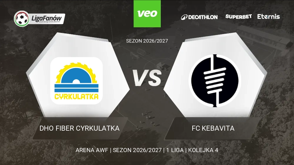 DHO FIBER Cyrkulatka - FC Kebavita (Jesień 2026) 