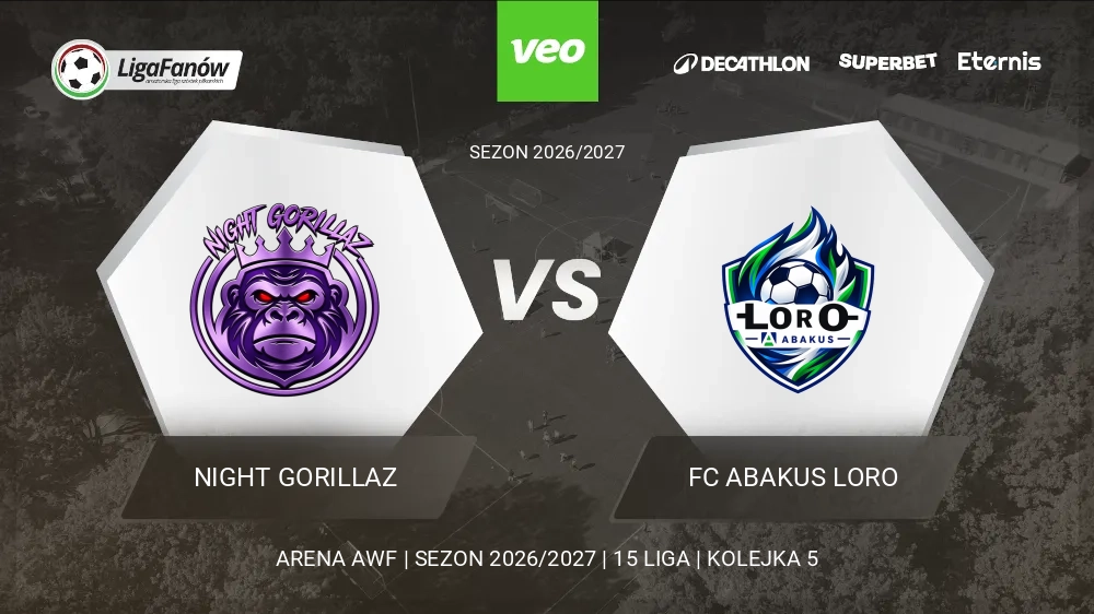 Night Gorillaz - FC Abakus Loro (Jesień 2026) 