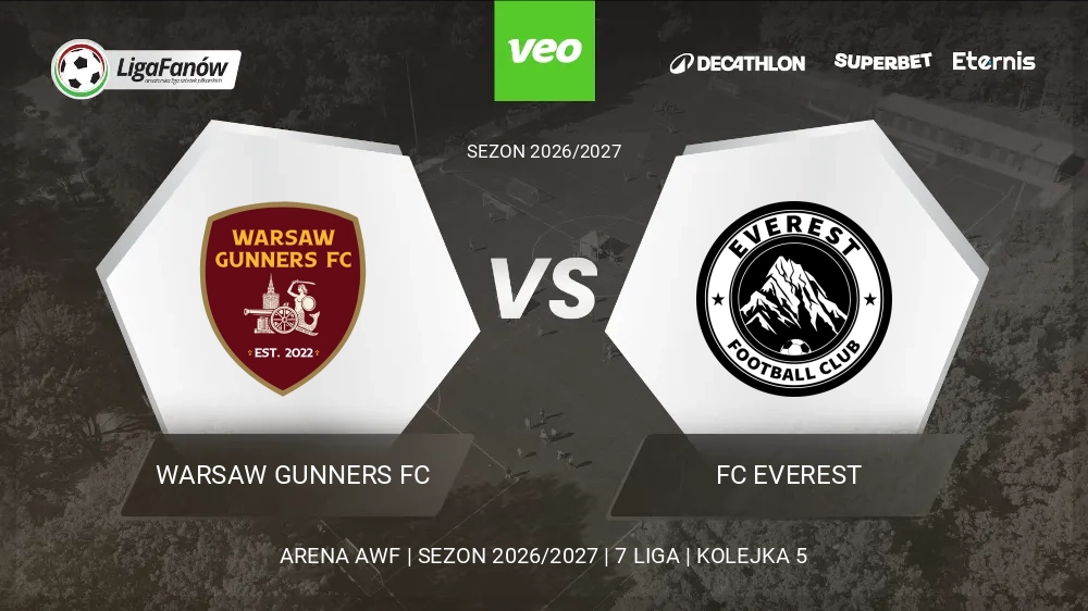 Warsaw Gunners FC - FC EVEREST (Jesień 2026) 