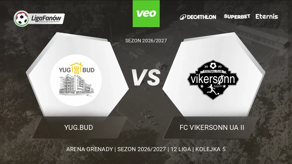 YUG.BUD - FC Vikersonn UA II (Jesień 2026) 