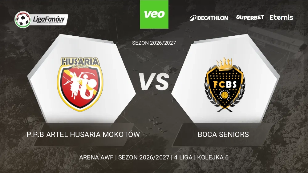 P.P.B Artel Husaria Mokotów - Boca Seniors (Jesień 2026) 